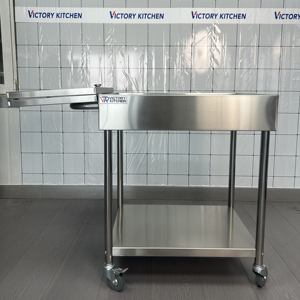VICTORY KITCHEN Chariot de service commercial et chariot à condiments en acier inoxydable pour restaurants mariages restauration-Fabriqué en Chine - Product Image 5