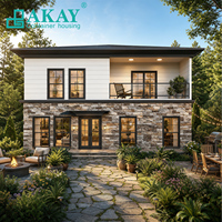 Maisons modulaires préfabriquées AKAY résistantes au vent et aux tremblements de terre, faciles à assembler, petites maisons pour le logement ou le bureau