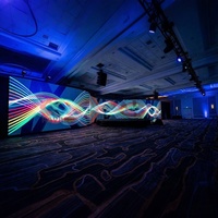 Pantalla LED de Alquiler para Interiores de Alta Definición RAYBO P2.6, Pantalla de Video LED Curva, Adecuada para Hoteles y Salas de Reuniones en Polonia