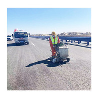 Machine de marquage routier combinée à peinture thermoplastique pour la vente