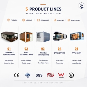 บ้านคอนเทนเนอร์สำเร็จรูป CE Certified แบบถอดประกอบได้ พร้อมห้องน้ำ สำนักงานสำเร็จรูป แบบซ้อนได้ บ้านโมดูลาร์พลังงานแสงอาทิตย์ Ray-Zen - Product Image 6