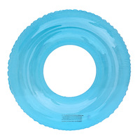 Maßgefertigter Aufblasbarer PVC Transparenter Einfarbiger Schwimmring für Erwachsene und Kinder Sommer-Pool-Schwimmreifen