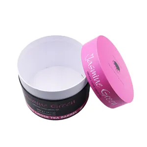 Cosmetic Container Cylindrical Lipstick <b>Round</b> Paper Tube Packaging <b>Box</b> with Flat Lid - Product Image 5