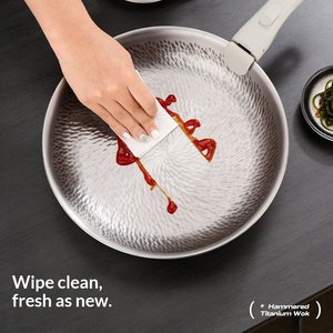 <span class=keywords><strong>Sartén</strong></span> antiadherente de titanio martillado profesional con <span class=keywords><strong>mango</strong></span> desmontable para cocinar, compatible con inducción. - Product Image 4