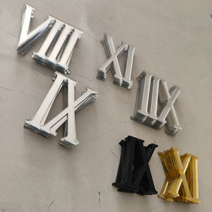 Chữ số La Mã và dấu gạch ngang cho đồng hồ tự làm gương acrylic tường Sticker plexi số - Product Image 5