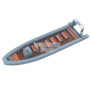 Barco Inflável Rígido (RHIB) Marine Grace Orca Hypalon com Casco de Alumínio para Apoio em Mergulho - Product Image 1
