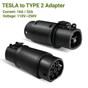 Adaptateur de charge <span class=keywords><strong>Tesla</strong></span> vers Type 2 EVSE Connecteur 32A 250V IEC 62196-2 Convertisseur - Product Image 2