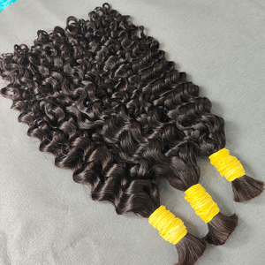 Vente en Gros Vrac Russe Remy Cheveux Lâche Vague Style brut Vietnamien Cheveux Humains Tressage Vague Profonde Vendeur En Vrac - Product Image 2