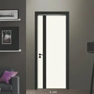 Modern basit masif ahşap kapı ahşap giriş kapısı