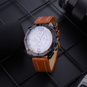 Reloj Deportivo de Cuarzo para Hombre con Correa de Cuero, Estilo Cronógrafo, Casual, con Opciones Multicolor - Product Image 6