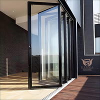 Ventana de Seguridad para Sala de Estar, Minimalista, Manual, con Doble Acristalamiento, Marco de Aluminio, Resistente a Impactos de Huracanes, Impermeable y Aislante Acústico
