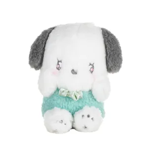 High Quality Cartoon HK Kitten Cat Soft Plush Squishy Senrio Stuffed Animal Toys Kawaii Plush Bag Dangle Ornament