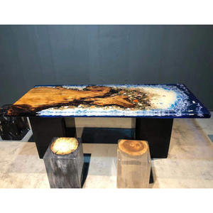 Muebles <span class=keywords><strong>de</strong></span> Comedor <span class=keywords><strong>de</strong></span> Lujo <span class=keywords><strong>de</strong></span> Alta Calidad, Hechos a Medida, Estilo Moderno, Mesa <span class=keywords><strong>de</strong></span> <span class=keywords><strong>Madera</strong></span> Sólida con Resina Epoxi, <span class=keywords><strong>Precio</strong></span> Directo <span class=keywords><strong>de</strong></span> Fábrica - Product Image 4
