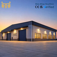 Almacén de Acero de Gran Resistencia con Techo Transparente, Ignífugo y Galvanizado para Instalaciones de Manufactura