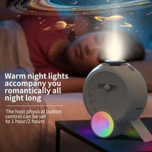 Hot Sale New 13 in 1 Smart Timer Meteor Galaxy Star Projector Wakeup Wireless Audio Speaker Atmosphere Night <b>Light</b> for Bedroom - Product Image 5