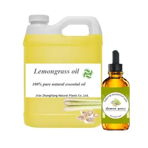 100% pure and natural mosquito repellent material Lemongrass Essential Oil for Aromatherapy Diffuser Cosmetic products bulk