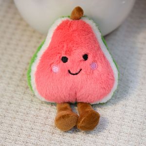 Porte-clés en peluche en forme de pastèque de <span class=keywords><strong>dessin</strong></span> <span class=keywords><strong>animé</strong></span>, mini poupée en peluche douce, pendentif de sac, décoration, petit cadeau pour enfants et couples, vente en gros - Product Image 2