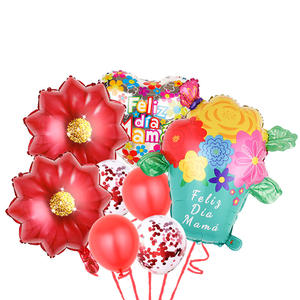 Vente en gros d'Ensemble de ballons Happy Mother's Day <span class=keywords><strong>MAMA</strong></span> Festival Espagnol Feliz <span class=keywords><strong>Mama</strong></span> Flower Garden Warut Globos Set pour la décoration de fête - Product Image 5