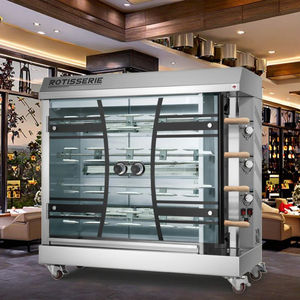 Four à <span class=keywords><strong>volaille</strong></span> rôtisserie électrique/à gaz de grande capacité en acier inoxydable pour cuisines commerciales-utilisation polyvalente - Product Image 4