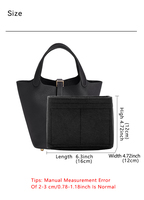 Organizer Tas Felt, Sisipan Organizer Tas, Tas Dalam Tas untuk Tas Tote
