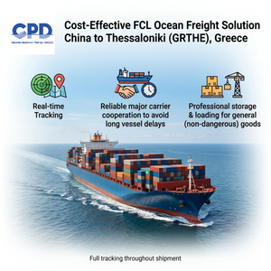 Soluzione di Trasporto Marittimo FCL Conveniente dalla Cina a Salonicco (GRTHE), Grecia - Product Image 1