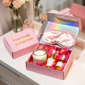 Scatole Pieghevoli Personalizzate in Cartone Ondulato per Spedizioni, Confezioni Regalo Cosmetiche per Piccole Imprese - Product Image 2