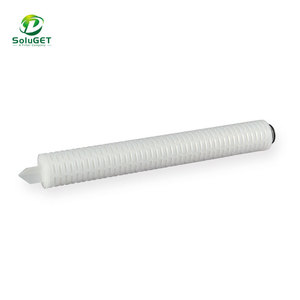 Soluget 10 inch mã 3 & 8 0.2 micron <span class=keywords><strong>Beta</strong></span> 5000 PP xếp li lọc nước Cartridge cấp thực phẩm tinh khiết lọc nước Điều kiện Mới - Product Image 4
