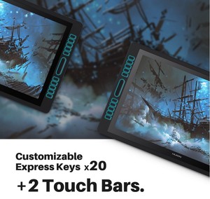 2019 Nouveau 21.5 pouces 8192 niveaux huion Kamvas <span class=keywords><strong>Pro</strong></span> 22 numérique interactif écran tactile stylo affichage graphique dessin tablette - Product Image 2