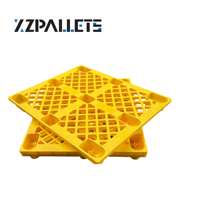 Palette en plastique emboîtable 9 coureurs légers à simple face de la Chine 1200*800*140 Mm palette en plastique avec prix d'usine