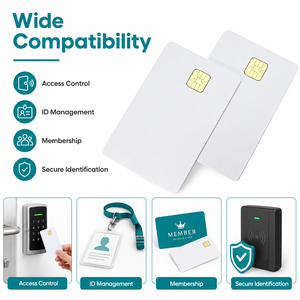 <span class=keywords><strong>Carte</strong></span> à puce intelligente SLE4442 en PVC imprimable standard, format <span class=keywords><strong>carte</strong></span> de crédit, pour vente en gros - Product Image 6