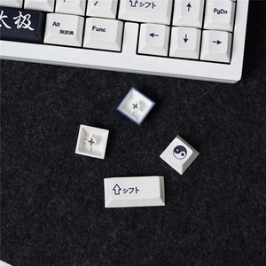 คีย์แคปธีมไทชิแบบ Dye Sublimation 144 ปุ่ม โปรไฟล์ Cherry วัสดุ PBT สำหรับคีย์บอร์ดแบบ Mechanical รุ่น GH60 <span class=keywords><strong>GK61</strong></span> 64 68 87 96 980 - Product Image 3