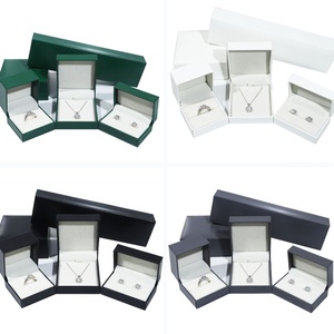 Luxury Navy Blue Paper Jewelry Box Debossed logo Flip up <b>Ring</b> Earring Bracelet Necklace Jewelry Packaging Box - Product Image 4