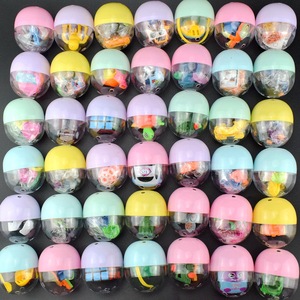 Fabrika toptan karışık renk 47*55mm plastik kapsül topları Gashapon oyuncaklar ile otomat oyuncaklar içinde - Product Image 3