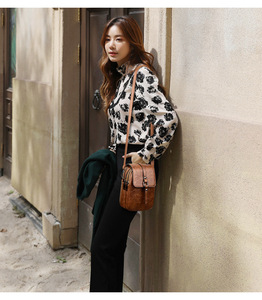 Bolsos New Fashion Student Mobile Phone Single Shoulder Bag Simple Ladies <b>Small</b> Bag Pu Pure Color Zipper Crossbody Bag - Product Image 3