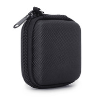 Étui rigide pour écouteurs, rangement de câbles, étui durable avec fermeture éclair, organiseur d'accessoires technologiques, sac de rangement pour chargeur, étui pour casque en EVA