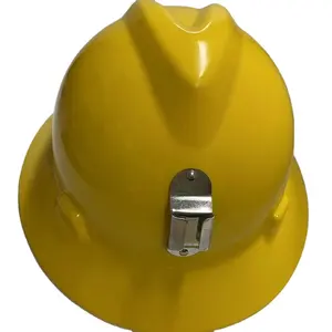 Helm Keselamatan penambang dengan layar lampu kepala dengan gesper kulit pelindung tangan