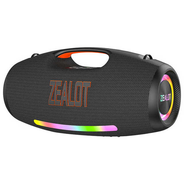 Zealot S89 Outdoor Party Speaker Professional Bluetooths 250W Bass Powered Portable Subwoofer Wireless LED Light Hifi Speaker