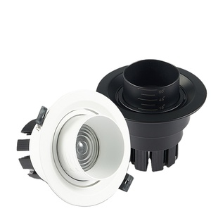 Projecteur de mise au point COB réglable 7W 12W 15W plafonnier LED encastré Spot à Zoom réglable - Product Image 1