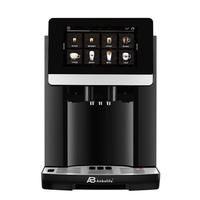 Cafetera Totalmente Automática con Bomba Italiana ULKA de 19 Bares, Molinillo Integrado, Tolva para Granos de 250g, Tanque de Agua de 1.8L, 19 Bebidas, Pantalla Táctil