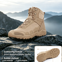 Bottes légères, respirantes et résistantes à l'usure avec logo personnalisé OEM ODM en gros pour l'entraînement sur le terrain et les patrouilles