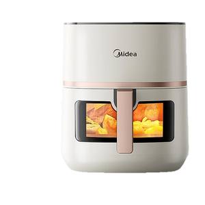 Friteuse à air Midea 5,3 L grande capacité multifonctionnelle avec contrôle tactile, revêtement céramique antiadhésif, cuisson rapide, nettoyage facile - Product Image 4