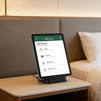 Tablette Android 15/16 Octa Core MTK pour Hôtels, Contrôle Intelligent, NFC, WiFi, BT - Fournisseur ODM