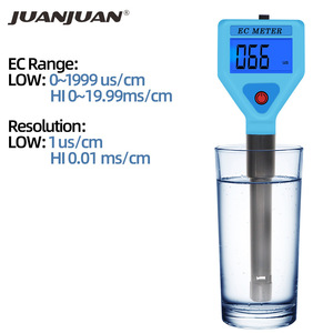 Testeur de conductivité numérique portable EC Meter, résolution 0-1999us, 1us, pour l'analyse de la qualité de l'eau, piscine, aquarium - Product Image 4