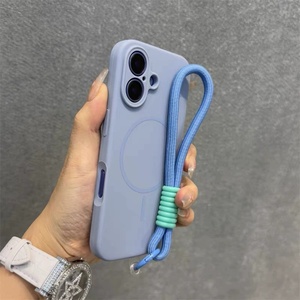 Funda Protectora Dele para Apple iPhone 16 Pro Max 15 Pro 16, de Silicona con Diseño de Fruta del Dragón, Anillo Delgado, Orificios Finos, Magnética, Sensación de Piel - Product Image 3