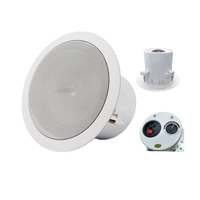 Haut-parleur de plafond encastré 30W 6 pouces Système de fond Pa de haute qualité dans les haut-parleurs de plafond