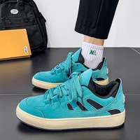 Chaussures de sport rétro unisexes en peluche avec doublure en mesh, légères, respirantes, absorbant les chocs, à lacets croisés