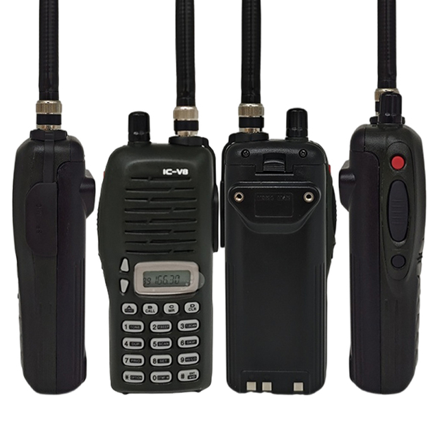 IC-V8 VHF 5W Power High Capacity Battery Portable Handheld Transceiver Professional Wireless Analog Walkie Talkie Two Way Radio