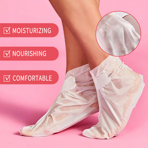 <span class=keywords><strong>Masque</strong></span> pour les pieds <span class=keywords><strong>DIY</strong></span> à la lavande et à l'aloe vera, marque privée, exfoliant, hydratant, adoucissant pour les talons rugueux et secs, soin des pieds, OEM ODM - Product Image 2