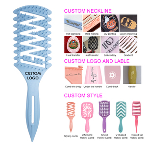 Peigne <span class=keywords><strong>afro</strong></span> en plastique avec logo personnalisé, peigne <span class=keywords><strong>afro</strong></span> antistatique à dents larges, peigne à fourche pour hommes, <span class=keywords><strong>brosse</strong></span> à <span class=keywords><strong>cheveux</strong></span> lisse à barbe de poche - Product Image 6