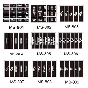 Pochoirs Autocollants Personnalisables pour Tatouages Temporaires au Henné, Peinture au Doigt et Tatouages par Vaporisation de Jus - Product Image 3